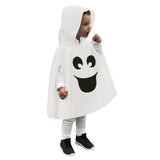 Kid Halloween Costume Ghost Print Hood Cape Cosplay Clothes Cloak for Baby Boys and Girls  Fancy Dress Performance Halloween