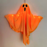 Halloween LED Glow Ghost Lights for Home Indoor Outdoor Hanging Decoration Haunted House Horror Props Bar Supplies 2024 New