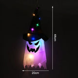 Halloween LED Light Hanging Ghost For Halloween Party Home Outdoor Indoor Decoration Large Glowing Spooky Lamp Horror Props 2024